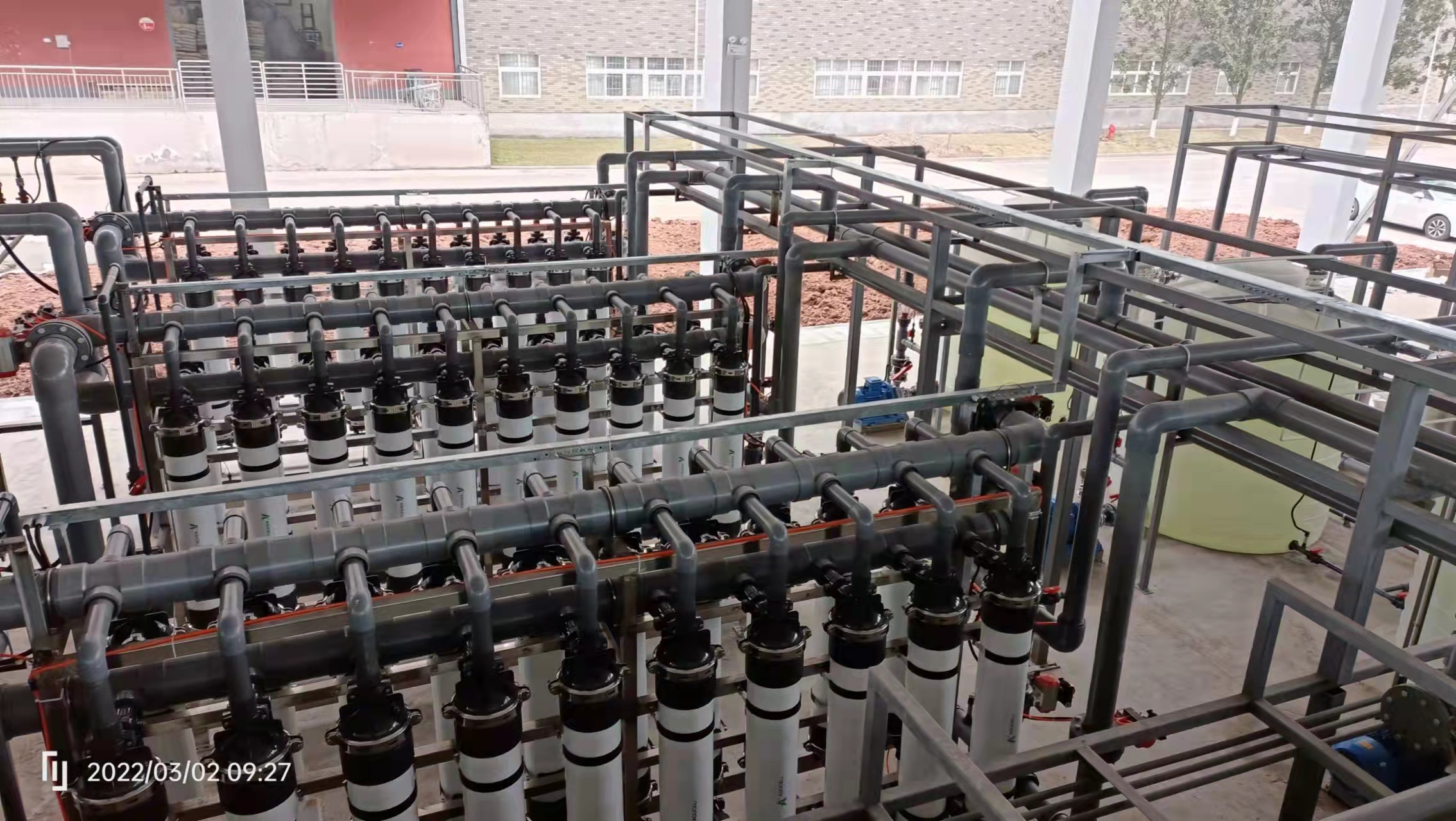  由我公司總承包的合江縣華藝陶瓷制品有限公司污水處理站項目目前進(jìn)入施工收尾階段