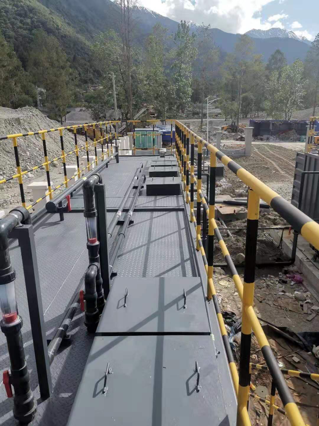 熱烈祝賀由我公司總承包的林芝市墨脫縣格當鄉污水處理工程項目目前順利完工